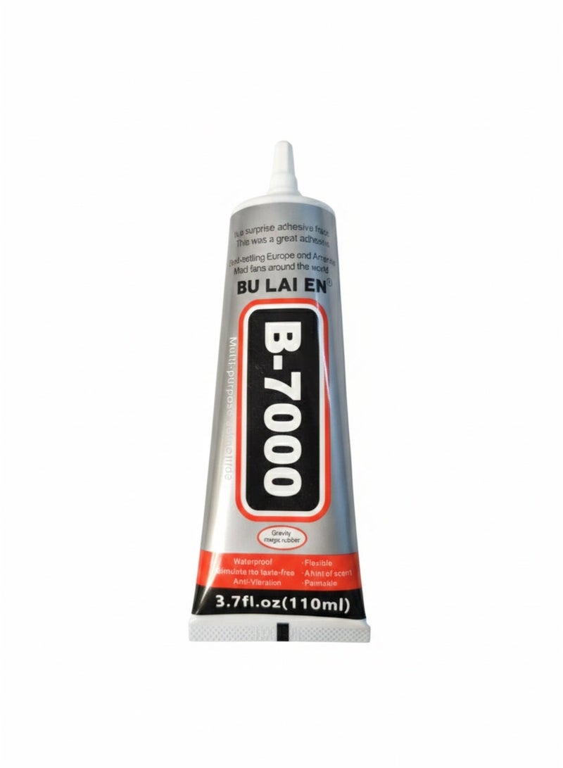 B-7000 110ml (3.7oz) Glue with Precision Tips Adhesive Glue for Craft DIY Jewelry Phone Screen Repair RC Tires Paste - Image 1