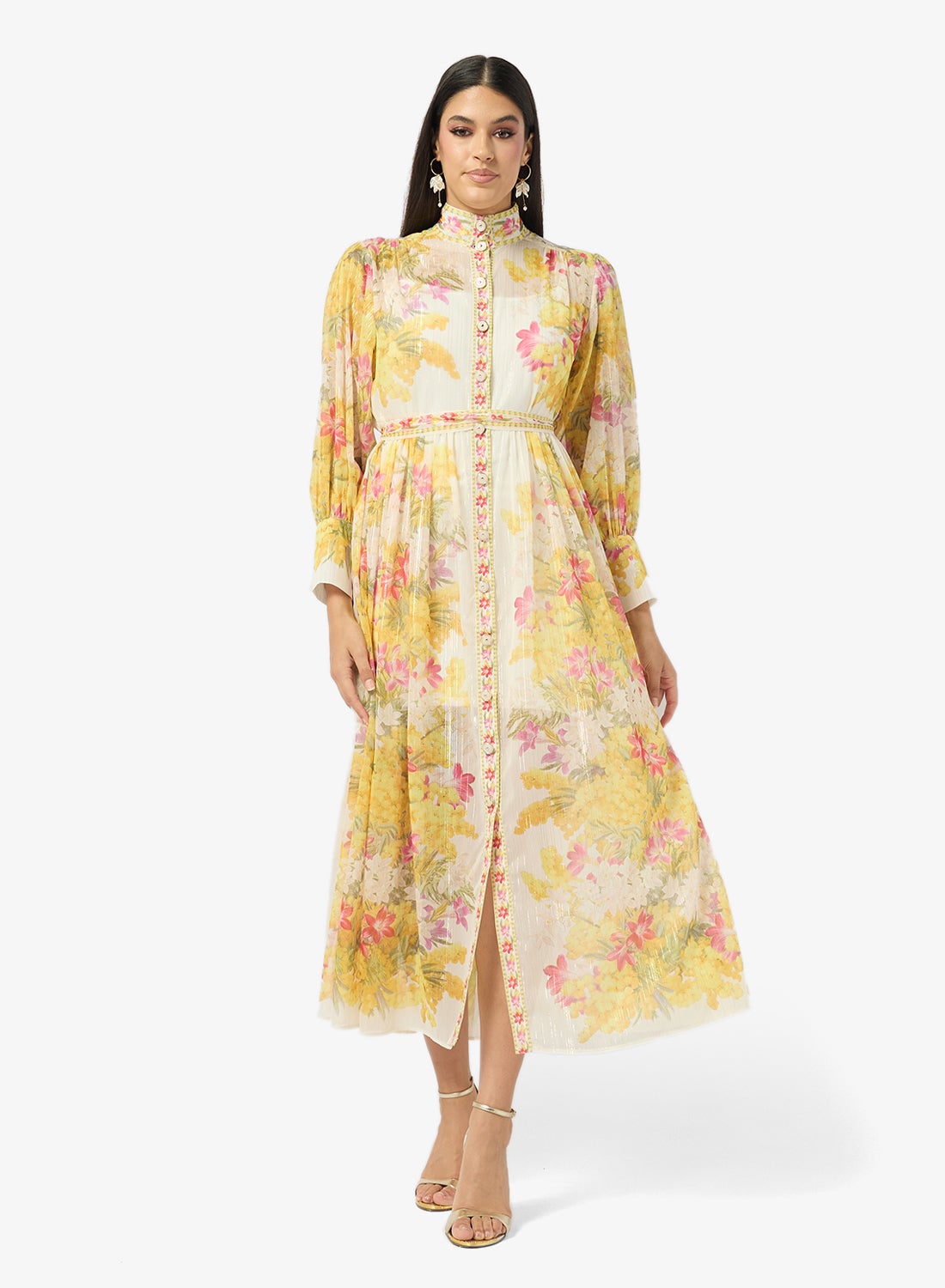 Abstract Print Dress