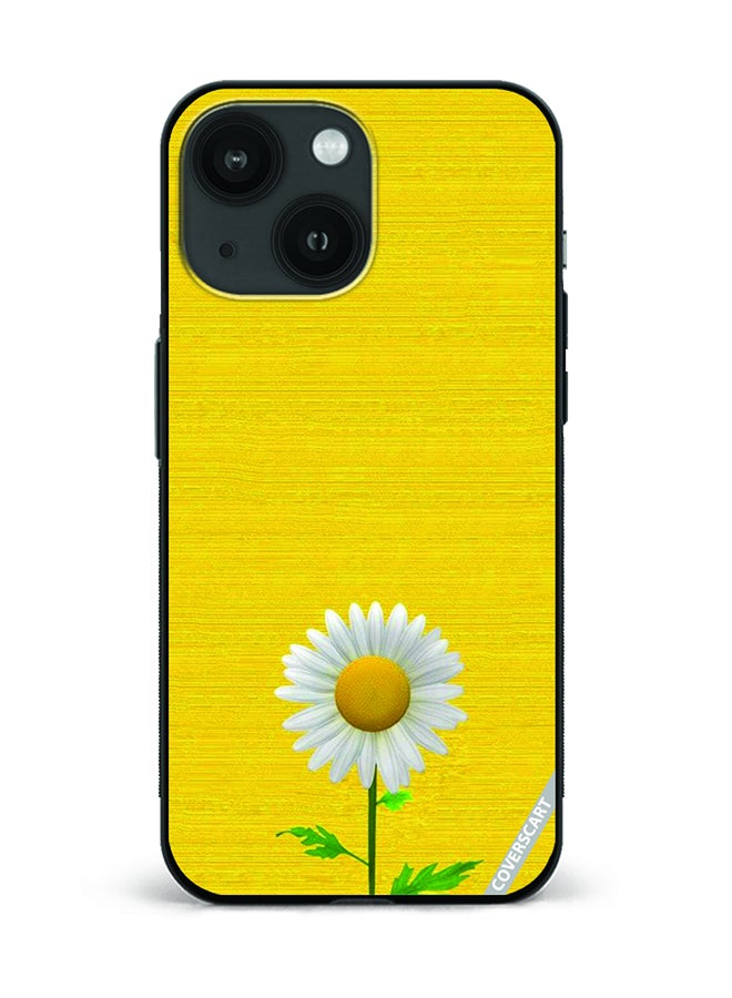 Protective Case Cover For Apple iPhone 15 Daisy Flower Design Yellow