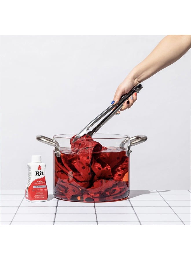 RIT , Scarlet Liquid Fabric Dye, 8-Ounce, 1-Pack, 8 Fl oz - Image 3