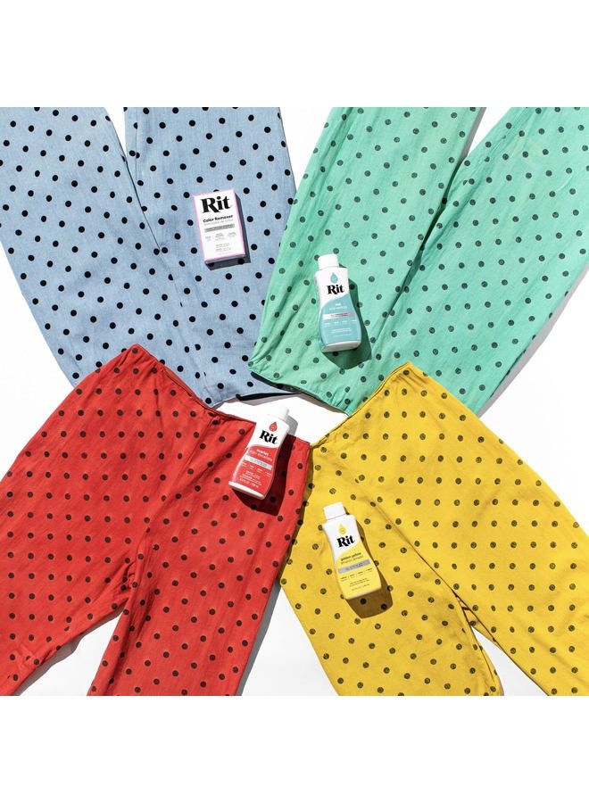 RIT , Scarlet Liquid Fabric Dye, 8-Ounce, 1-Pack, 8 Fl oz - Image 4