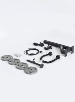 KANGAROO Pull-up machine set with double weight lifting pulley with 360 degree control and 10 kg weights Bundle  - Image 3