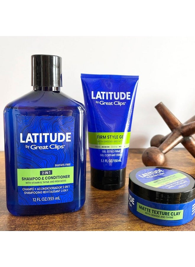 GREAT CLIPS - Latitude Leavein Conditioner Hydrating Leave In Conditioner For Men Promotes Hair Strength + Renewal 12Oz - Image 1