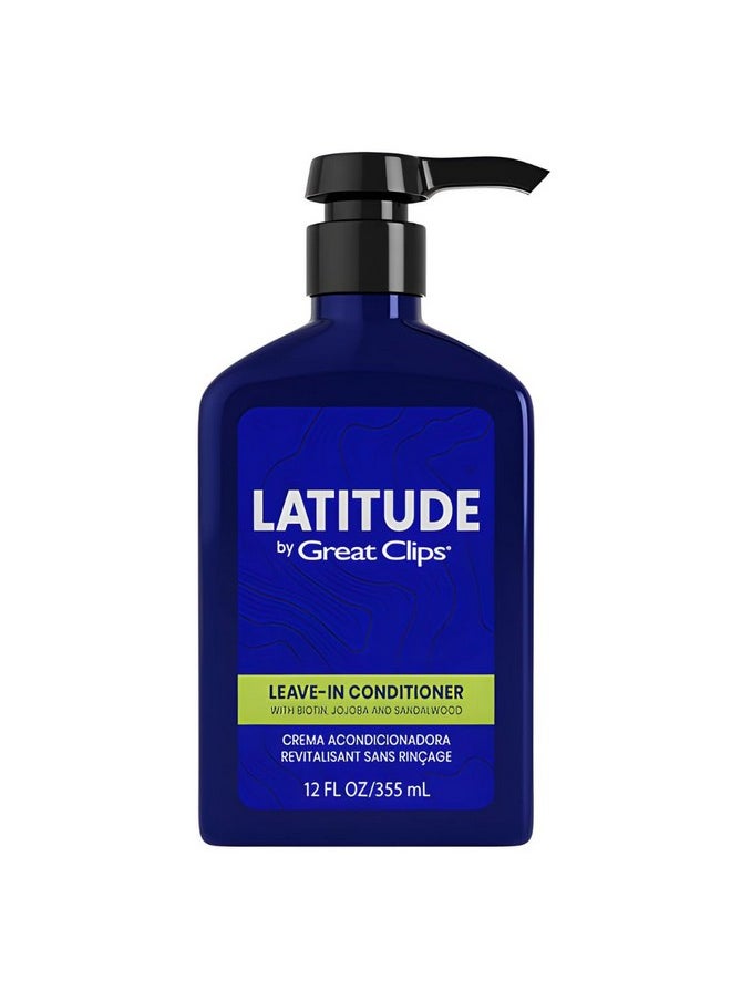 GREAT CLIPS - Latitude Leavein Conditioner Hydrating Leave In Conditioner For Men Promotes Hair Strength + Renewal 12Oz - Image 1