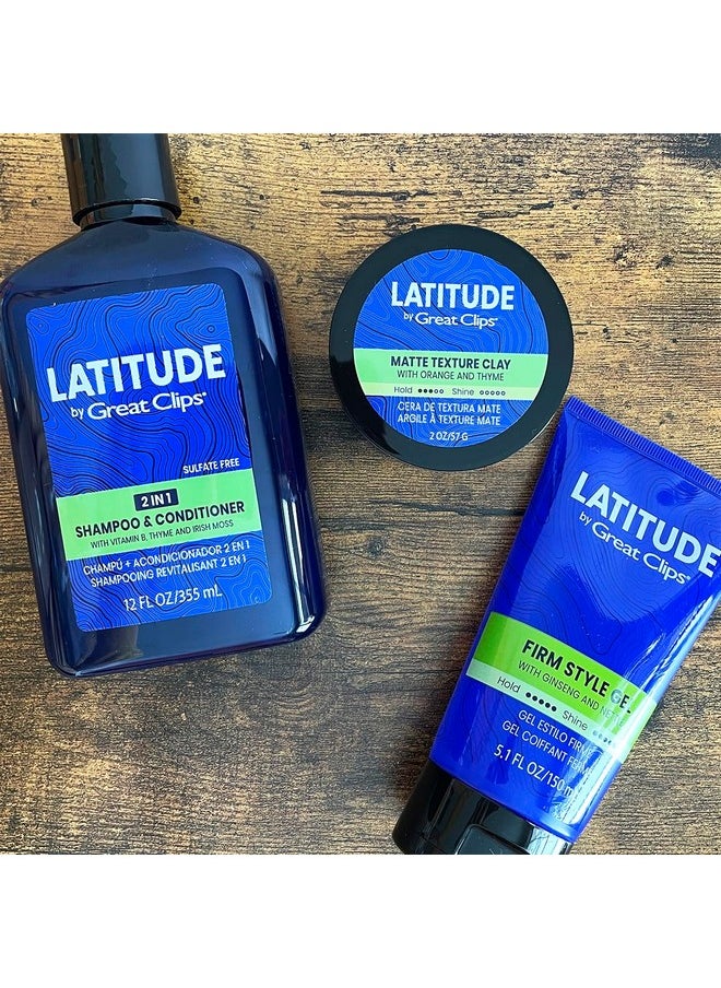 GREAT CLIPS - Latitude Leavein Conditioner Hydrating Leave In Conditioner For Men Promotes Hair Strength + Renewal 12Oz - Image 1