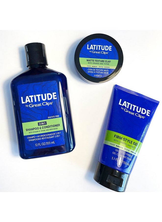 GREAT CLIPS - Latitude Leavein Conditioner Hydrating Leave In Conditioner For Men Promotes Hair Strength + Renewal 12Oz - Image 1