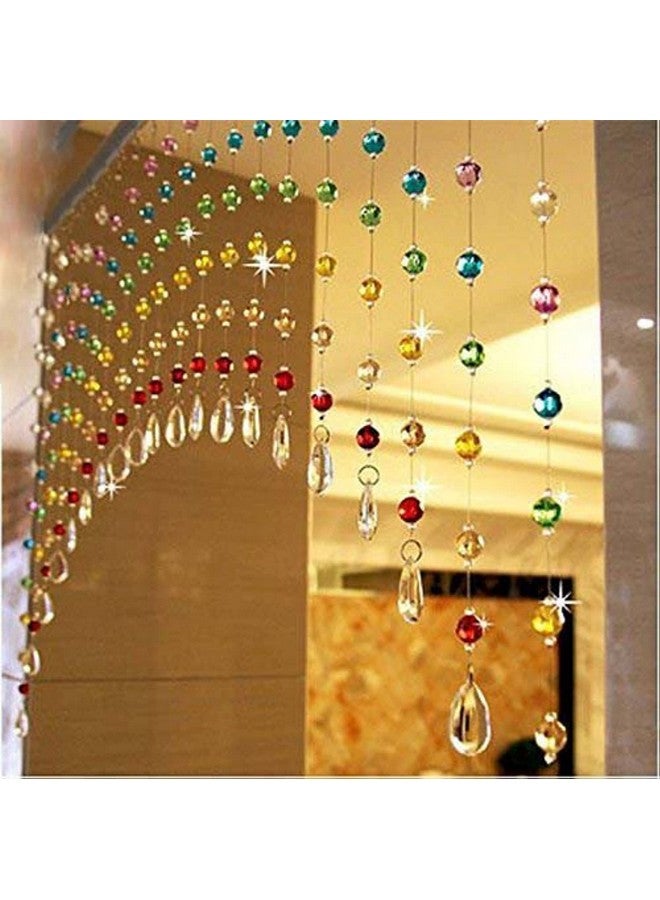 بينديا ستارة PINDIA ذات 20 قوسًا من الخرز الكريستالي الأكريليكي متعدد الألوان للتقسيم والديكور - Image 1