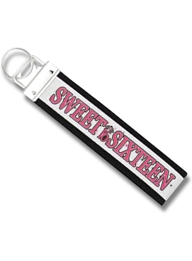 Infinity Collection Sweet 16 Keychain - Sweet Sixteen Gift for Girls - Image 1