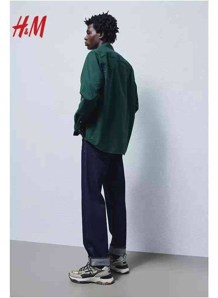 H and M - HM Autumn New Fashionable Casual Loose Long Sleeved Shirt - Image 1