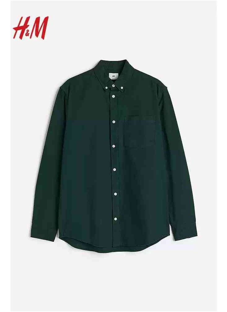 H and M - HM Autumn New Fashionable Casual Loose Long Sleeved Shirt - Image 1