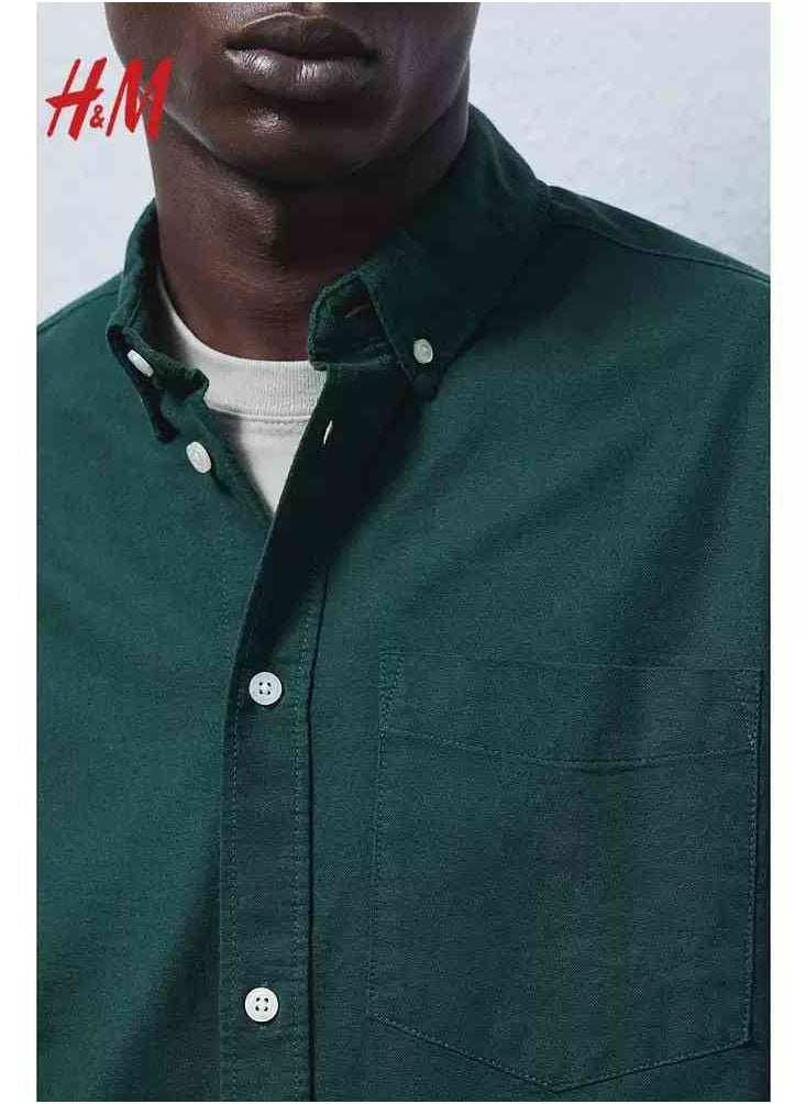 H and M - HM Autumn New Fashionable Casual Loose Long Sleeved Shirt - Image 1
