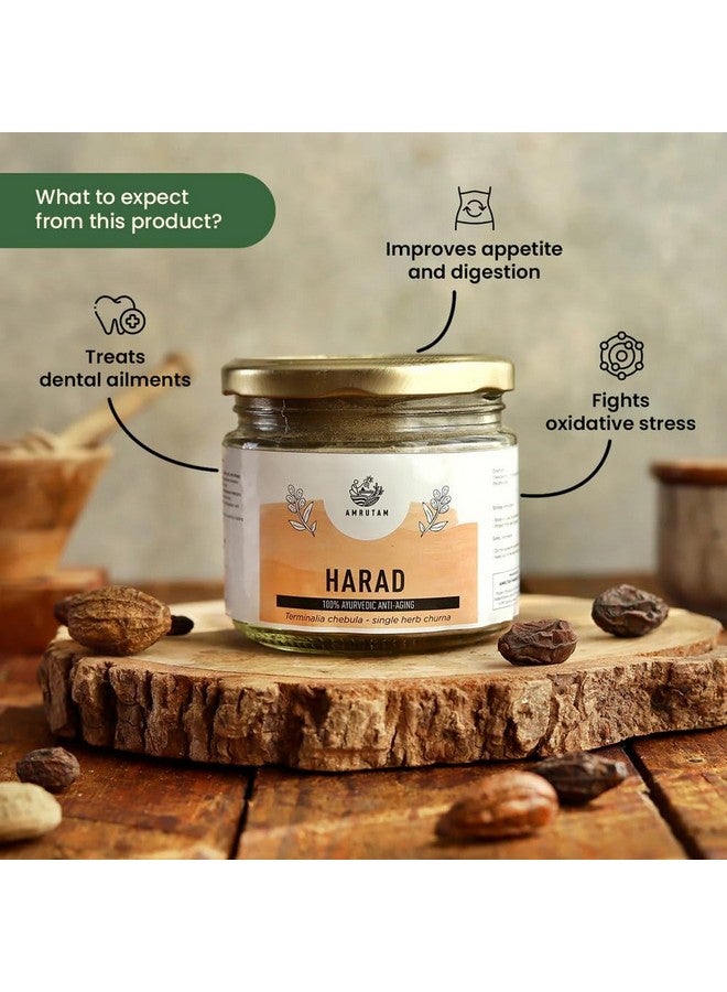 AMRUTAM Harad Churna: Natural Digestive Support, Haritaki Powder (150g) - Image 5