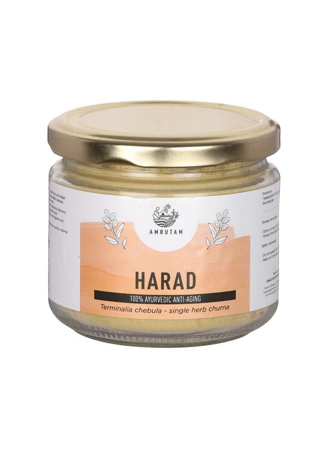 AMRUTAM Harad Churna: Natural Digestive Support, Haritaki Powder (150g) - Image 1