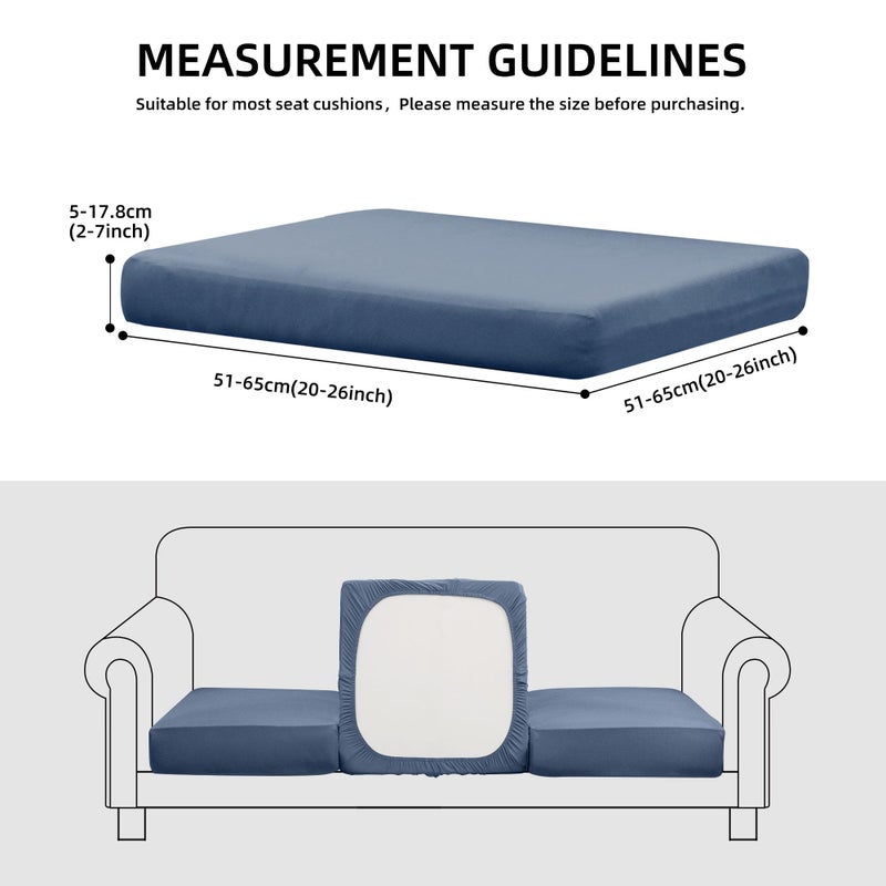 SUKAIKEQA Outdoor Cushion Covers Set,12PCS Waterproof Patio Furniture Couch Seat Slipcovers, Replacement for Sofa Sectional Chair(Coverï¼ŒOnly) - Image 3