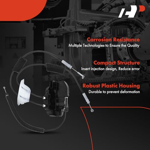 A-Premium Door Latch Lock Actuator Compatible with Nissan Vehicles - Murano 2003-2004 V6 3.5L, Sport Utility - Front Right Passenger Side, Replace# 80500CA000, 80500CA010 - Image 5