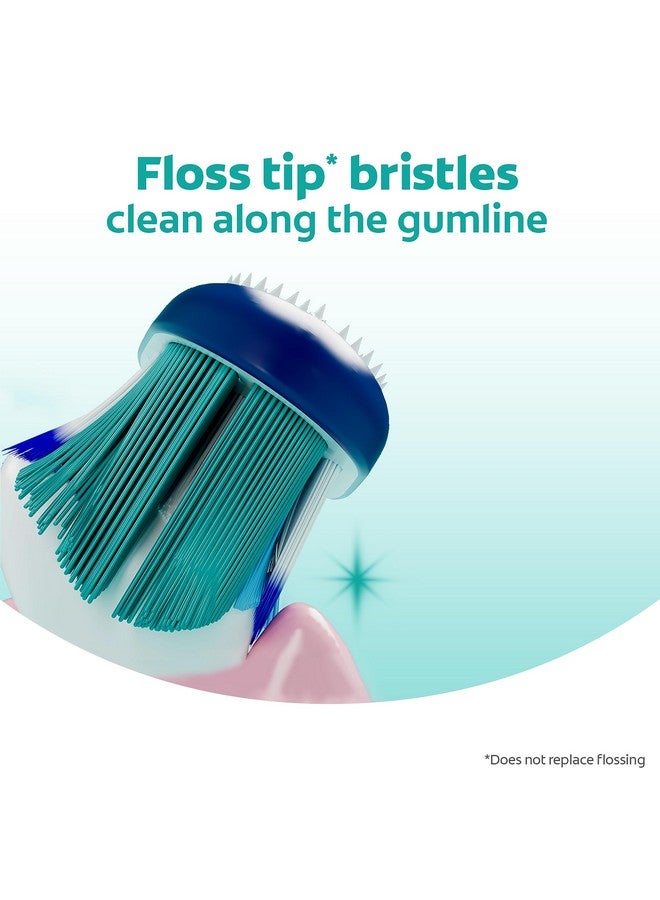كولجيت فرشاة أسنان كولجيت 360 لتنظيف الفم بالكامل، متوسطة الحجم للبالغين، عبوة من 4 قطع، قد تختلف العبوة - Image 5