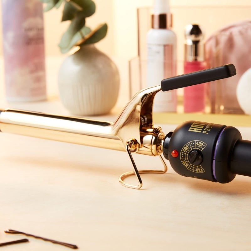 HOT TOOLS (2018 MODEL) Pro Artist 24K Gold Curling Iron | Long Lasting, Defined Curls (3/4 in) - Image 5