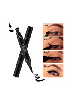 Handaiyan Longlasting Waterproof Quick-Dry Stamp Eyeliner Pen Black  - Image 2