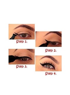 Handaiyan Longlasting Waterproof Quick-Dry Stamp Eyeliner Pen Black  - Image 4