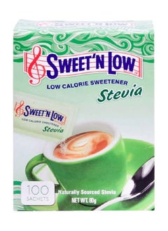 SWEET'N LOW Sweet N Low Stevia Sweetener, 100 Sachets 