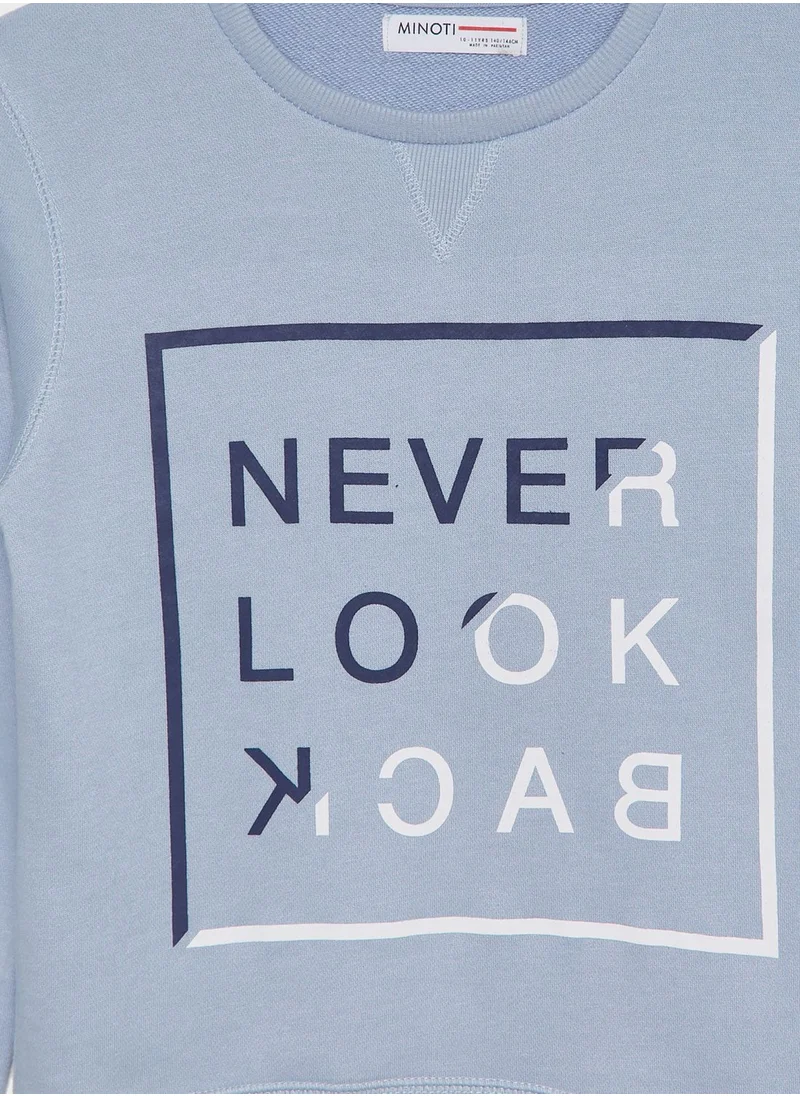 MINOTI Teen Slogan Sweatshirt