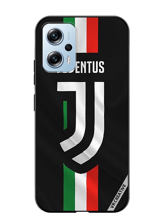VR CREATIVE Protective Case Cover For Xiaomi Poco X4 GT Juventus Logo Design Multicolour - Image 1