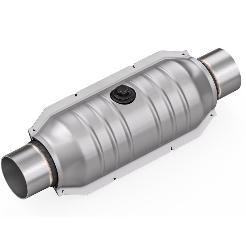 ASOPARTS 3 Universal Catalytic Converter 3 InletOutle Cat Converter with Heat Shield and O2 Port
