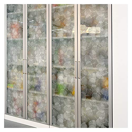 BDF 4WHLV Decorative Window Film White Leaves (24in X 7ft) - Image 4