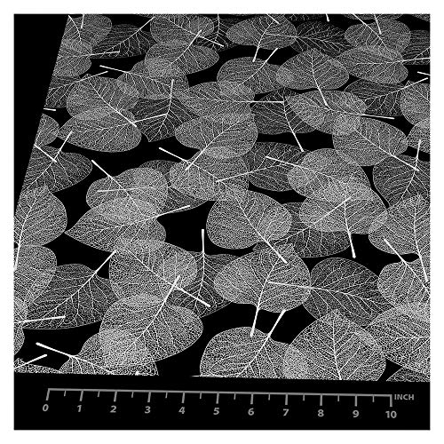 BDF 4WHLV Decorative Window Film White Leaves (24in X 7ft) - Image 3