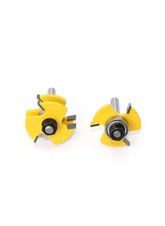 SCIENISH mm Shank 2 Bit Tongue and Groove Router Bit Set Wood Milling Cutter flooring knife  - Image 4