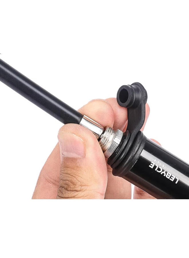 LeBycle Mountain And Road Bicycle Portable Pump, High-Pressure Inflator, Tubeless Tire Repair Tool Kit - Image 3