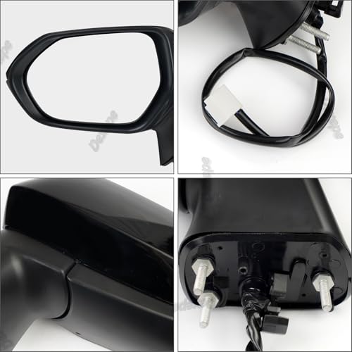 Dexepe Driver Side Mirror Assembly Compatible with Toyota Corolla 2020-2025 Heated Power Adjustable Glass Replace 8794012L00, TO1320392, 8794002929, 8794002917 Black (5Pin Left) - Image 5