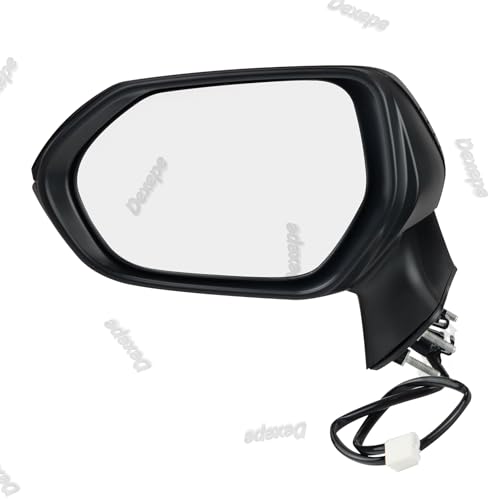 Dexepe Driver Side Mirror Assembly Compatible with Toyota Corolla 2020-2025 Heated Power Adjustable Glass Replace 8794012L00, TO1320392, 8794002929, 8794002917 Black (5Pin Left) - Image 1