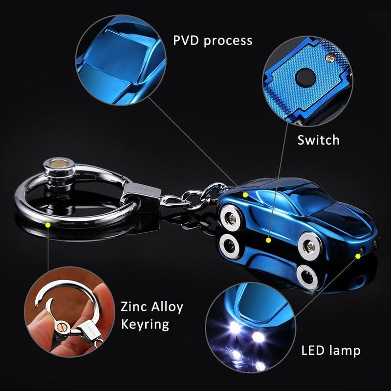 Jobon Creative Car Keychain Flashlight - Image 3