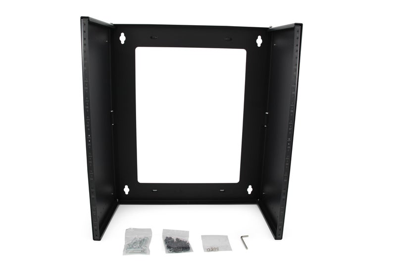 Ares Vision 12U Patch Panel Bracket Wall Mount Rack for 19” Networking Equipment, Expandable Depth 9.5” to 15.5”, Rack Mount, 100lbs Capacity, Perfect for Servers, Sound & Security Equipment! (12U) - Image 5