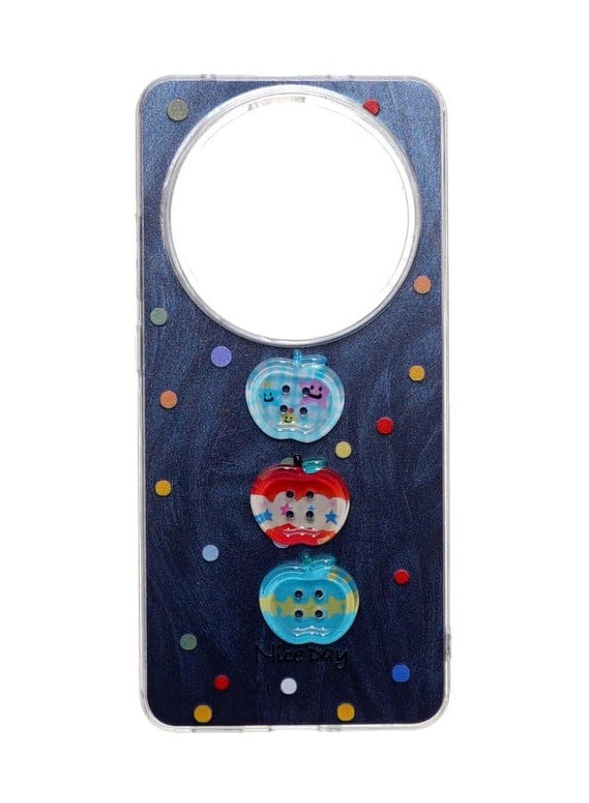 Plastic Back Cover For Oppo Reno 12F, Multi Color - Image 1