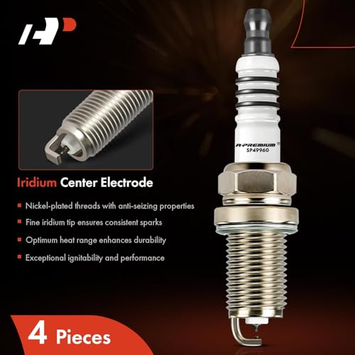 A-Premium Iridium and Platinum Spark Plugs Compatible with Toyota, Scion & Pontiac Vehicles - L4 1.5L-2.7L - Corolla, Prius, Tacoma, 4Runner, Matrix, Yaris, XB, Prizm, Stratus, Storm, Vibe, Pack of 4 - Image 3