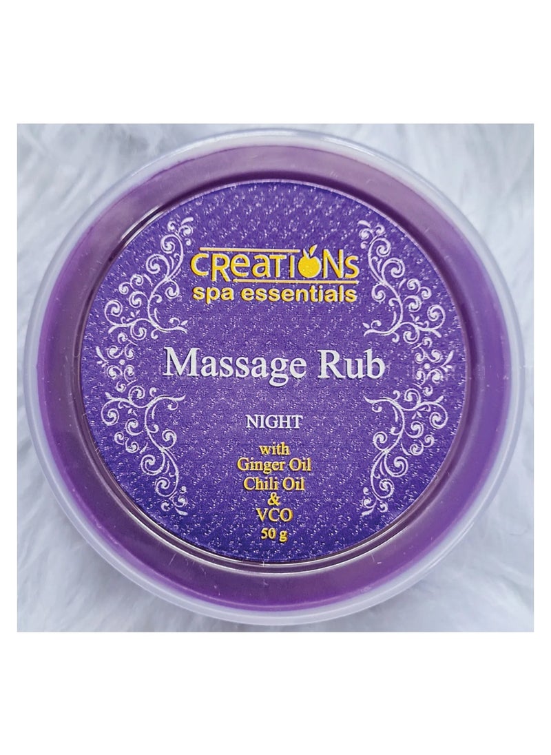 creation Massage Rub Oil,Night,50g 