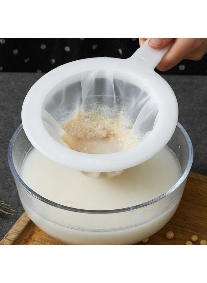 2 Pcs Plastic Mesh Colander with Handle Ultra Fine Mesh Strainer Food Juice Strainer Yogurt Mesh  (120/200 Mesh) - Image 3