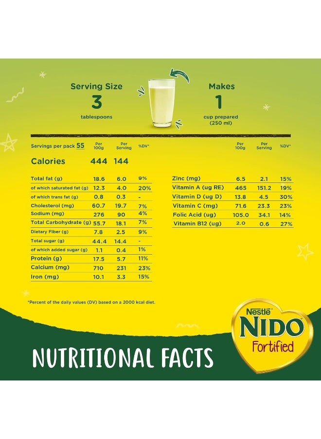 Nido Nestle Nido Fortified Milk Powder Rich in Fiber 1.8kg - Image 4