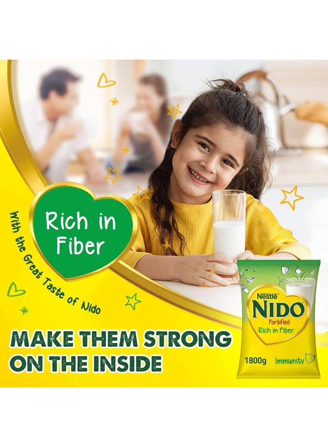 Nido Nestle Nido Fortified Milk Powder Rich in Fiber 1.8kg - Image 2