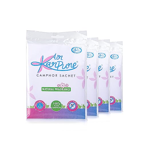 Cycle Karpure Camphor Sachet, Pack Of 4 - Room, Car and Air Freshener - Image 3
