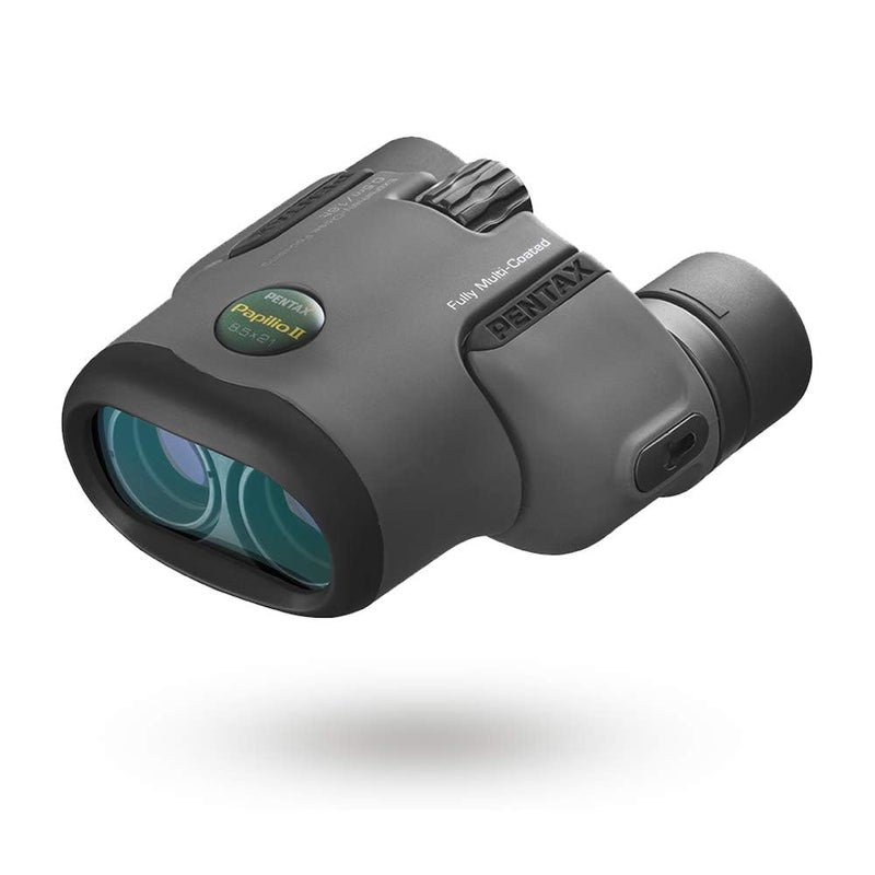 PENTAX Papilio II 8.5x21 Compact Binoculars for Bird Watching, Traveling, Sports and Theater 50 cm Close-Up Viewing for Museums Bright and Clear by Fully-Multi Coated, BAK4 Prism and Aspherical Lens - Image 2