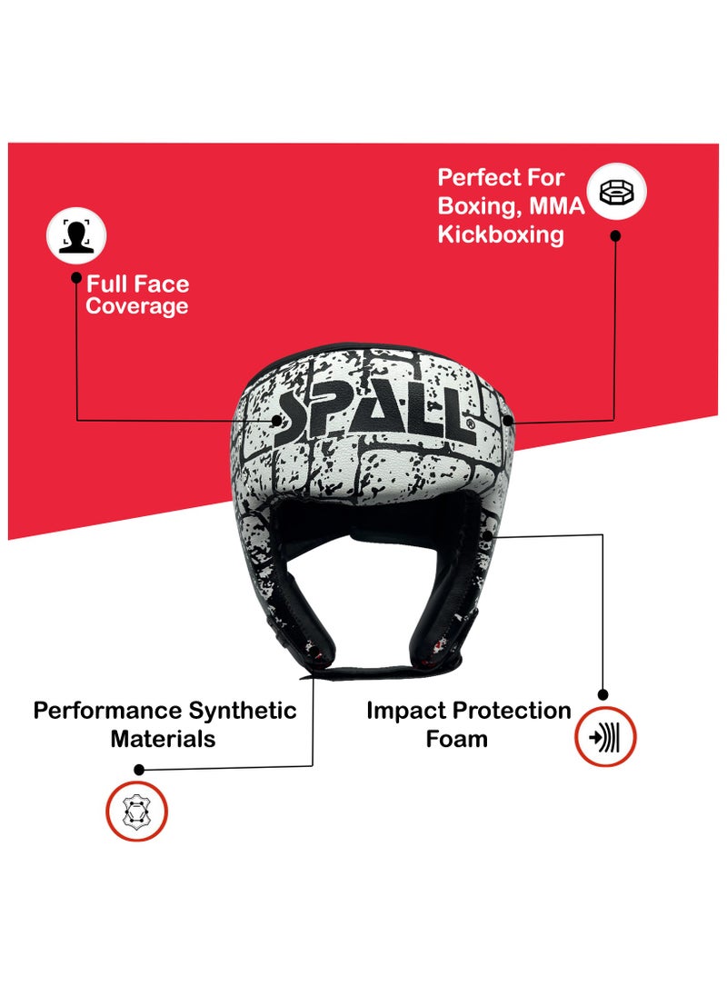 Spall Head Guard For Fighting Sparring Muay Thai Kickboxing And Boxercise Workout Fitness Martial Arts Training For Men And Women  - Image 3