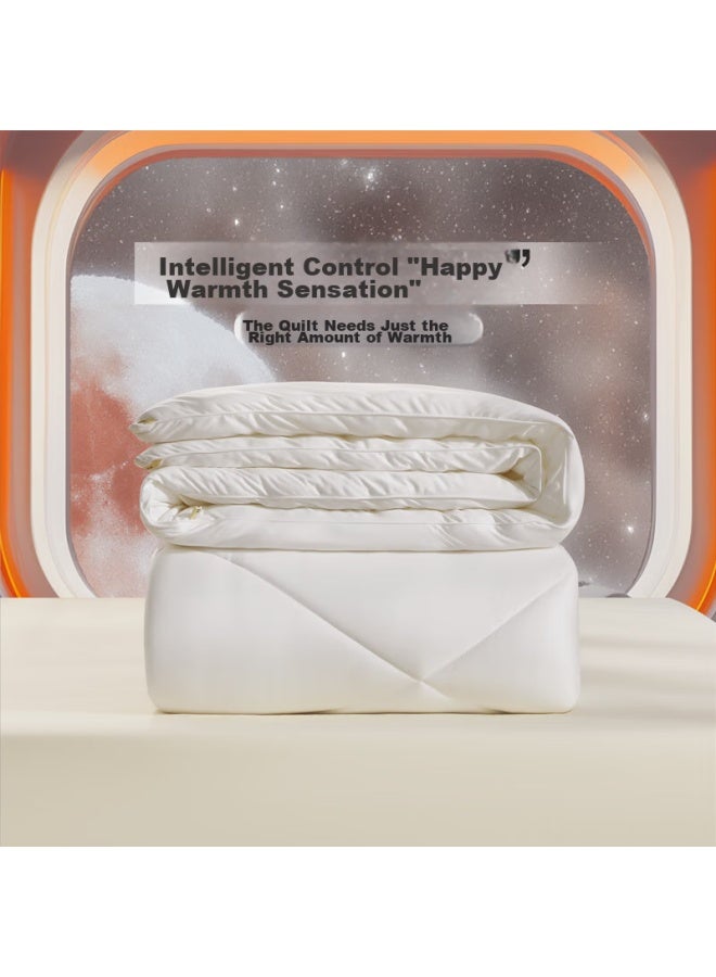 Fuanna Comforter Deep Sleep Temperature Control Winter Quilt, Winter Antibacterial Fiber Duvet, Double Size, Approximately 7.5 Jin, 230*229cm - Image 1