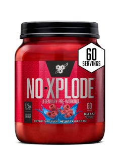 BSN N.O.-Xplode Legendary Pre-Workout Blue Raz Flavor 60 Servings  - Image 1