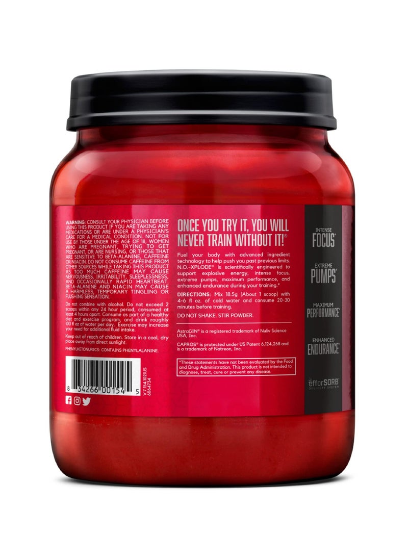 BSN - N.O.-Xplode Legendary Pre-Workout Blue Raz Flavor 60 Servings - Image 1