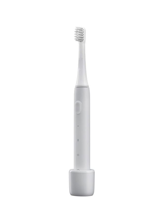 NIBEMINENT Ultrasonic Electric Toothbrush Grey/White 21.85x1.9x2.3cm - Image 1