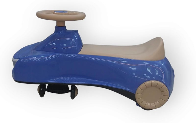 Leno TOYS Kids Push Car Ride on Car Plastic Beige with Cool Blue for Boys and Girls from 2 to 6 Years Old - Image 4