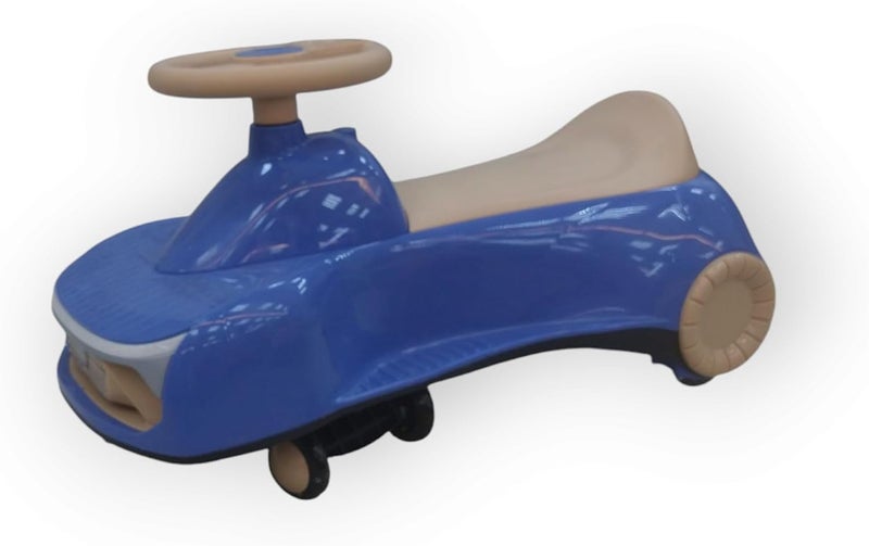 Leno TOYS Kids Push Car Ride on Car Plastic Beige with Cool Blue for Boys and Girls from 2 to 6 Years Old - Image 2